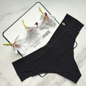 NWOT VICTORIA'S SECRET NO-SHOW SMOOTH THONG PANTY IN BLACK SIZE EXTRA LARGE